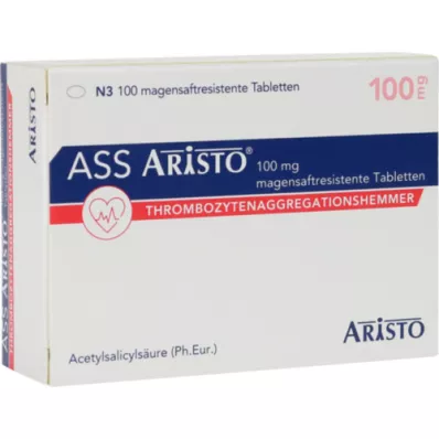 ASS Aristo 100 mg tabletki powlekane dojelitowo, 100 szt