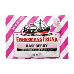 FISHERMANS FRIEND Malina bez cukru w pastylkach, 25 g