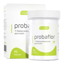 NUPURE probaflor Probiotyki do odbudowy jelit Kps, 90 szt