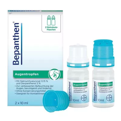 BEPANTHEN Krople do oczu, 2 x 10 ml