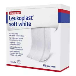 LEUKOPLAST miękki biały gips w rolce 4 cm x 5 m, 1 szt