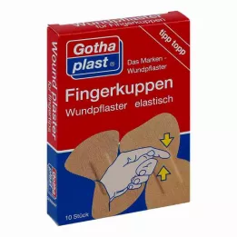 GOTHAPLAST Elastyczny plaster na opuszki palców, 2 rozmiary, 10 szt