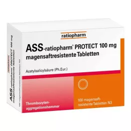 ASS-ratiopharm PROTECT 100 mg tabletki powlekane dojelitowo, 100 szt