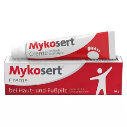 MYKOSERT Krem na grzybicę skóry i stóp, 20 g