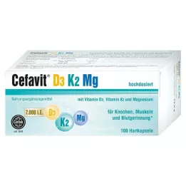 CEFAVIT D3 K2 Mg 7000 j.m. kapsułki twarde, 100 szt