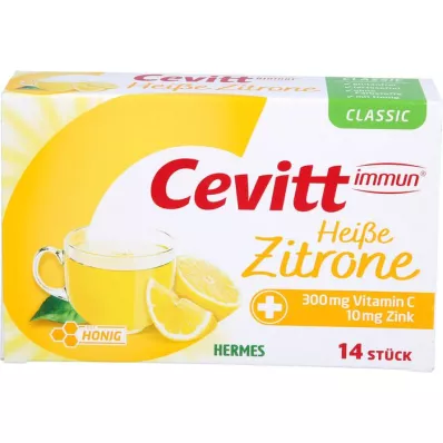 CEVITT granulki immune hot lemon classic, 14 szt