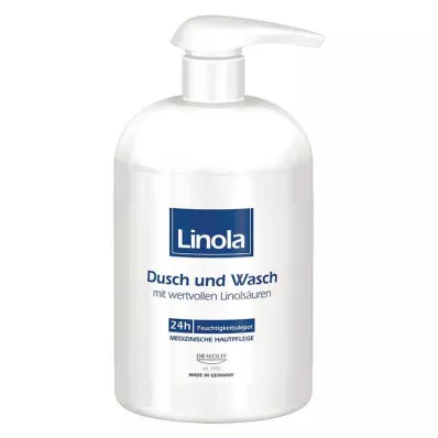 LINOLA Prysznic i myjka z dozownikiem, 500 ml