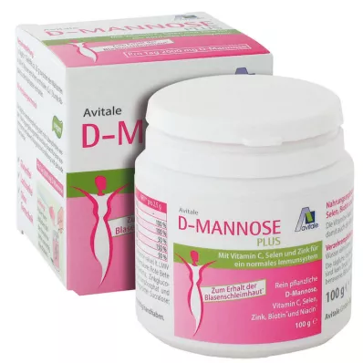 D-MANNOSE PLUS 2000 mg proszku z witaminami i minerałami, 100 g