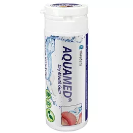MIRADENT Aquamed guma do żucia na suchość w jamie ustnej, 30 g