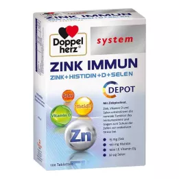 DOPPELHERZ Tabletki systemowe Zinc Immune Depot, 100 szt
