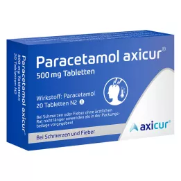 PARACETAMOL axicur 500 mg tabletki, 20 szt
