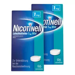 NICOTINELL Pastylki do ssania 1 mg Mięta, 2X96 St