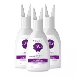 ELL-CRANELL 250 mikrogramów/ml roztwór do stosowania na głowę, 3 x 200 ml