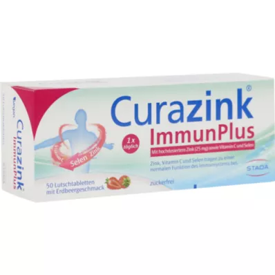 CURAZINK Pastylki do ssania ImmunPlus, 50 szt