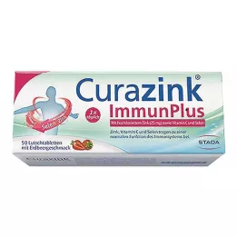 CURAZINK Pastylki do ssania ImmunPlus, 50 szt