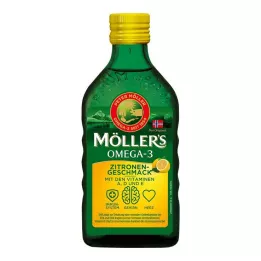 MÖLLERS Omega-3 Olej o smaku cytrynowym, 250 ml