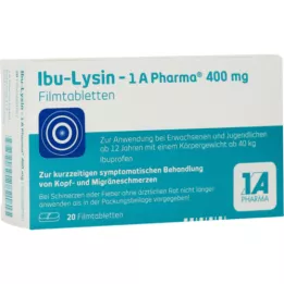 IBU-LYSIN 1A Pharma 400 mg tabletki powlekane, 20 kapsułek