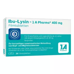 IBU-LYSIN 1A Pharma 400 mg tabletki powlekane, 20 kapsułek