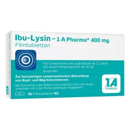 IBU-LYSIN 1A Pharma 400 mg tabletki powlekane, 50 kapsułek
