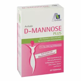 D-MANNOSE PLUS 2000 mg Tabl.w.Vit.u.Mineralstof., 60 szt