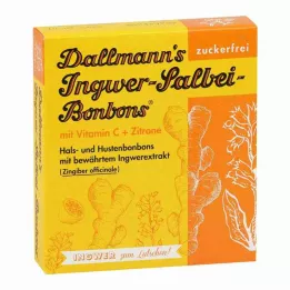 DALLMANNS Cukierki imbirowo-szałwiowe, 37 g