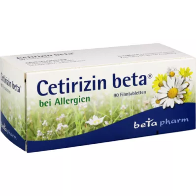 CETIRIZIN tabletki powlekane beta, 90 szt