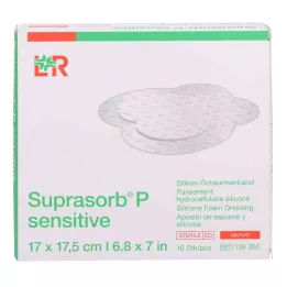 SUPRASORB P sensitive PU-Schaumv.sacr.bor.17x17,5, 10 szt