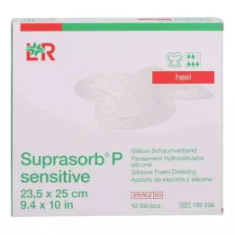 SUPRASORB P sensitive PU-Schaumv.heel bor.23,5x25, 10 szt