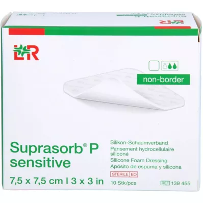 SUPRASORB P sensitive PU-Foam v.non-bor.7,5x7,5, 10 szt