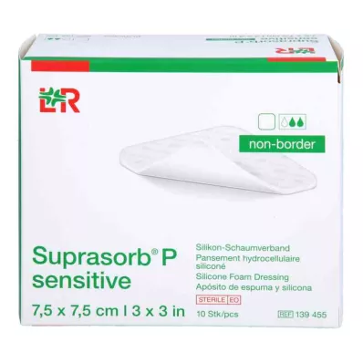 Suprasorb P Sensitive PU-pianka nieborowa 7,5x7,5, 10 szt Suprasorb P Sensitive PU-pianka nieborowa 7,5x7,5, 10 szt