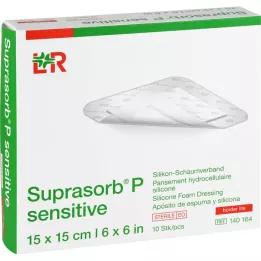 SUPRASORB P sensitive PU-Pianka v.bor.lite 15x15cm, 10 szt