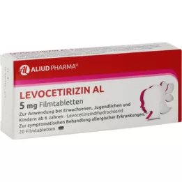 LEVOCETIRIZIN AL Tabletki powlekane 5 mg, 20 szt