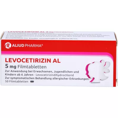 LEVOCETIRIZIN AL Tabletki powlekane 5 mg, 50 szt