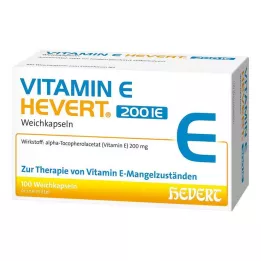 VITAMIN E HEVERT 200 kapsułek miękkich I.E., 100 szt