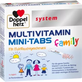 DOPPELHERZ System rodzinny Multivitamin Mini-Tabs, 20 szt