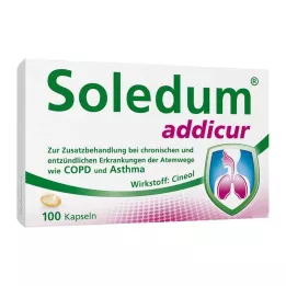 SOLEDUM addicur 200 mg kapsułki miękkie powlekane dojelitowo, 100 szt