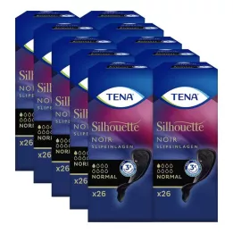 TENA SILHOUETTE Wkładki higieniczne normal noir, 26 szt