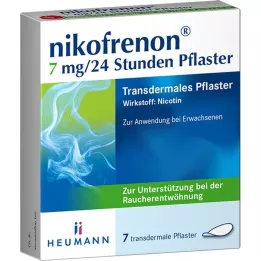 NIKOFRENON Plaster transdermalny 7 mg/24 godziny, 7 szt