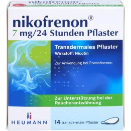 NIKOFRENON Plaster transdermalny 7 mg/24 godziny, 14 szt