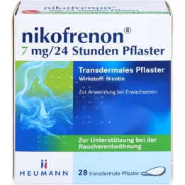 NIKOFRENON Plaster transdermalny 7 mg/24 godziny, 28 szt