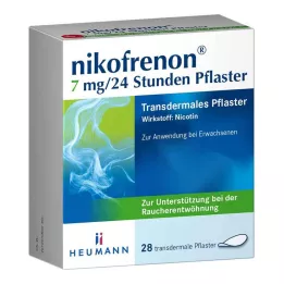 NIKOFRENON Plaster transdermalny 7 mg/24 godziny, 28 szt