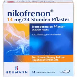 NIKOFRENON Plaster transdermalny 14 mg/24 godziny, 14 szt