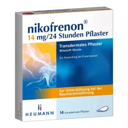 NIKOFRENON Plaster transdermalny 14 mg/24 godziny, 14 szt