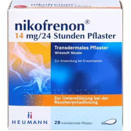 NIKOFRENON Plaster transdermalny 14 mg/24 godziny, 28 szt