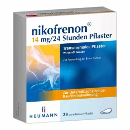 NIKOFRENON Plaster transdermalny 14 mg/24 godziny, 28 szt