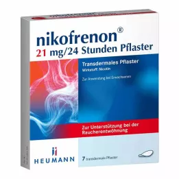 NIKOFRENON Plaster transdermalny 21 mg/24 godziny, 7 szt