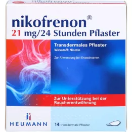 NIKOFRENON Plaster transdermalny 21 mg/24 godziny, 14 szt