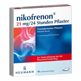 NIKOFRENON Plaster transdermalny 21 mg/24 godziny, 14 szt