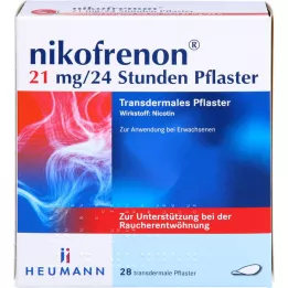 NIKOFRENON Plaster transdermalny 21 mg/24 godziny, 28 szt