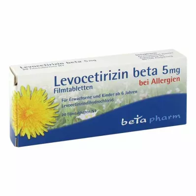 Levocetirizine beta 5 mg tabletki powlekane, 20 szt